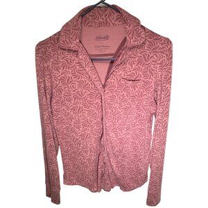 ❣️2/$36 Cariloha Bamboo Sleepwear Pajamas Collared Long Sleeve Shirt $39.50 XS